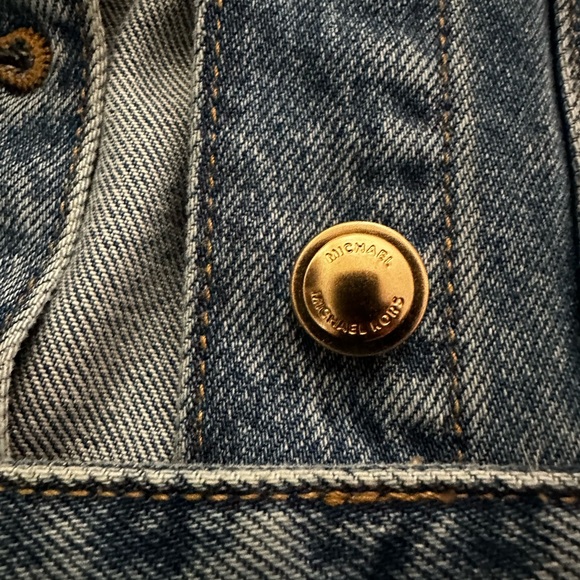 MK denim belted jacket size S NWT - Picture 4 of 7